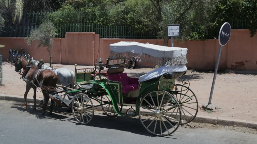 Horse-carriage stop
